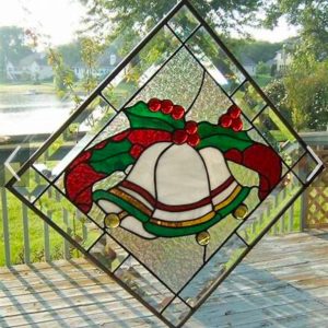 3 bell Christmas - Stained Glass